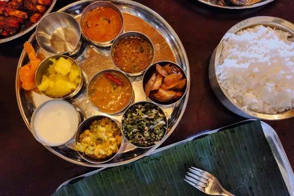 Thali platter