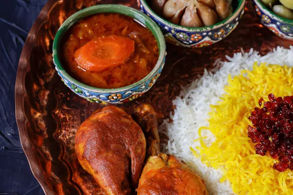 Iranian rice with meat